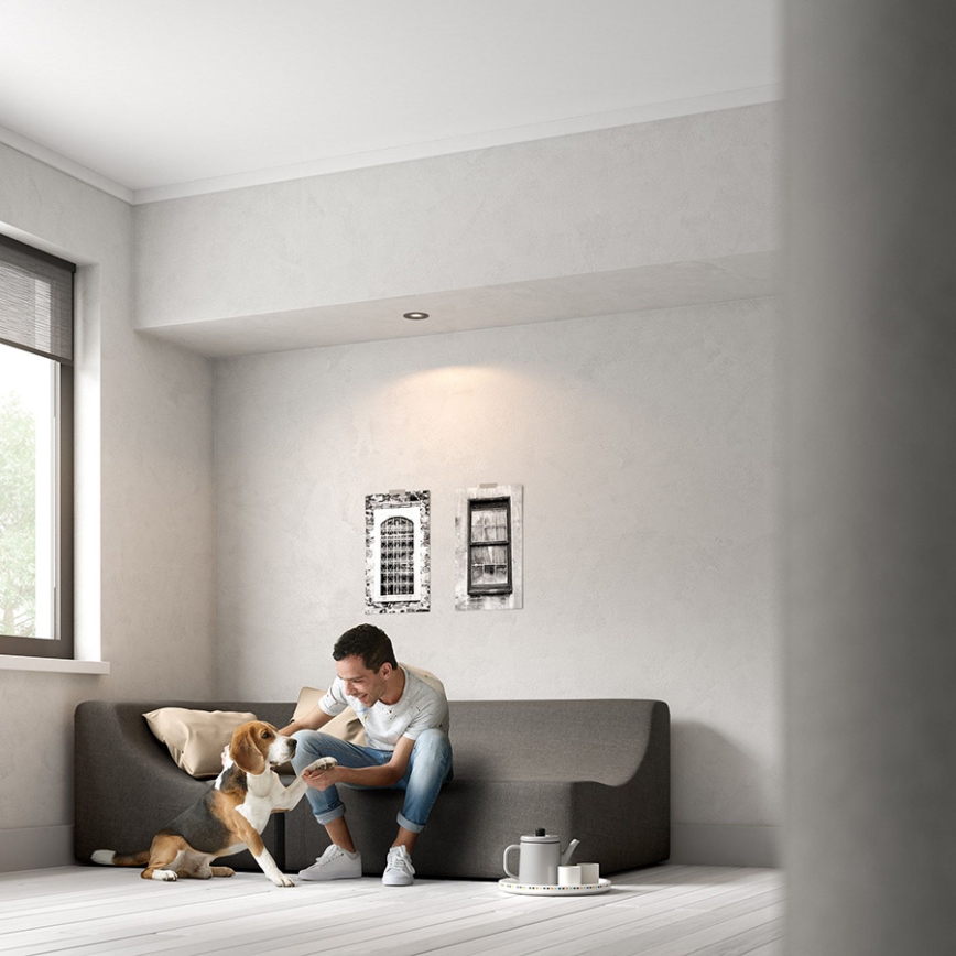 Philips - LED RGBW Pritemdomas įleidžiamas šviestuvas DONEGAL 1xGU10/4,8W/230V + nuotolinio valdymo pultas