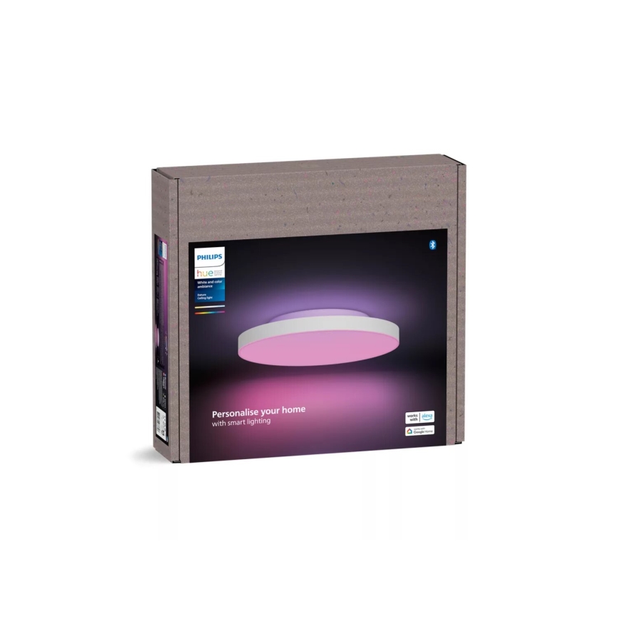 Philips - LED RGBW Reguliuojamas lubinis šviestuvas Hue DATURA LED/48W/230V 2000-6500K