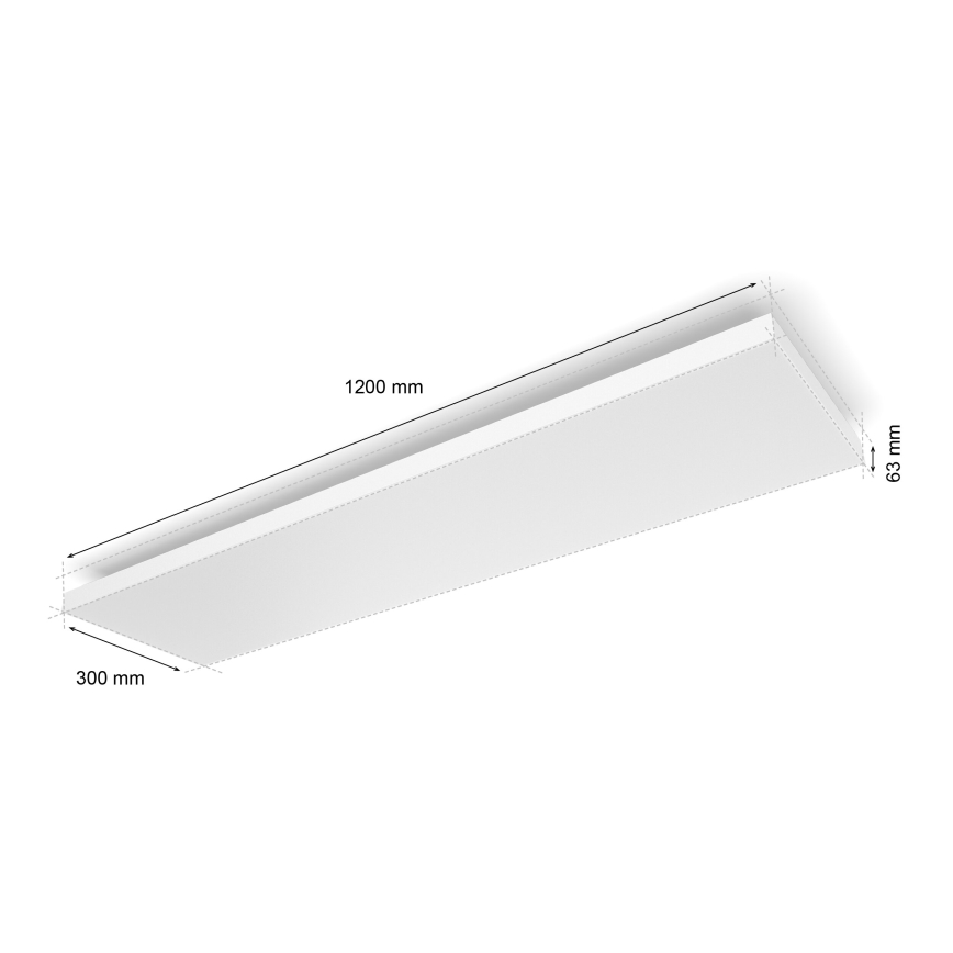 Philips - LED RGBW Reguliuojamas lubinis šviestuvas Hue DATURA LED/67W/230V 2000-6500K