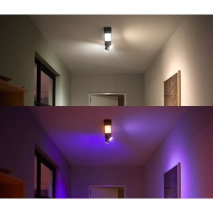Philips - LED RGBW reguliuojamas taškinis šviestuvas Hue CENTRIS LED/11W/230V + 2xGU10/5,7W