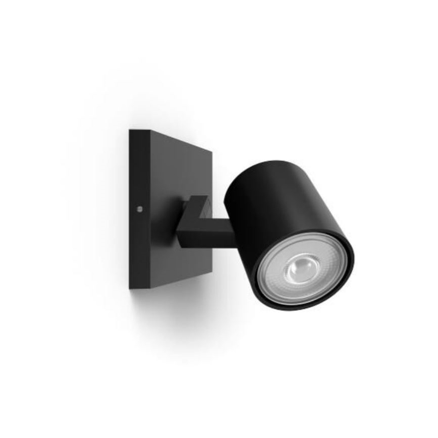 Philips - LED RGBW dimeriuojamas taškinis šviestuvas RUNNER 1xGU10/6,5W/230V 2700-6500K juodas
