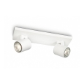 Philips - LED RGBW reguliuojamas taškinis šviestuvas RUNNER 2xGU10/6,5W/230V 2700-6500K baltas