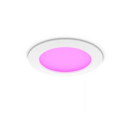 Philips - LED RGBW reguliuojamas vonios įleidžiamas šviestuvas Hue SLIM LED/12W/230V 1000-20000K balta IP44
