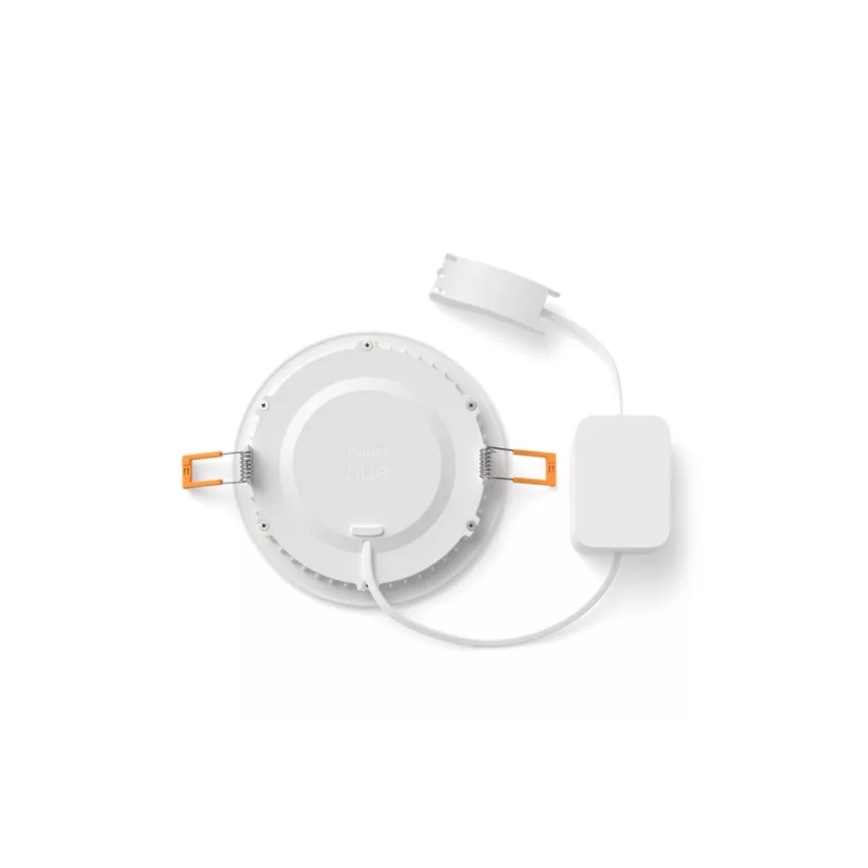 Philips - LED RGBW reguliuojamas vonios įleidžiamas šviestuvas Hue SLIM LED/12W/230V 1000-20000K balta IP44