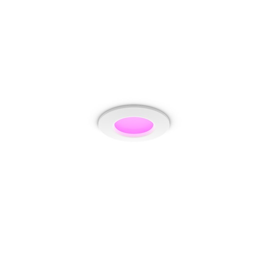 Philips - LED RGBW reguliuojamas vonios kambario įmontuojamas šviestuvas Hue SLIM LED/8,3W/230V 1000-20000K balta IP44