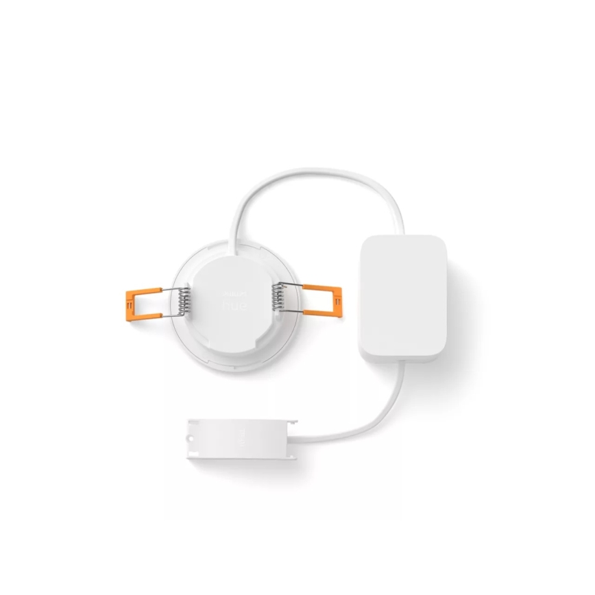Philips - LED RGBW reguliuojamas vonios kambario įmontuojamas šviestuvas Hue SLIM LED/8,3W/230V 1000-20000K balta IP44