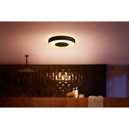 Philips - LED RGBW Reguliuojamas vonios šviestuvas Hue XAMENTO LED/33,5W/230V IP44 d. 381 mm 2000-6500K