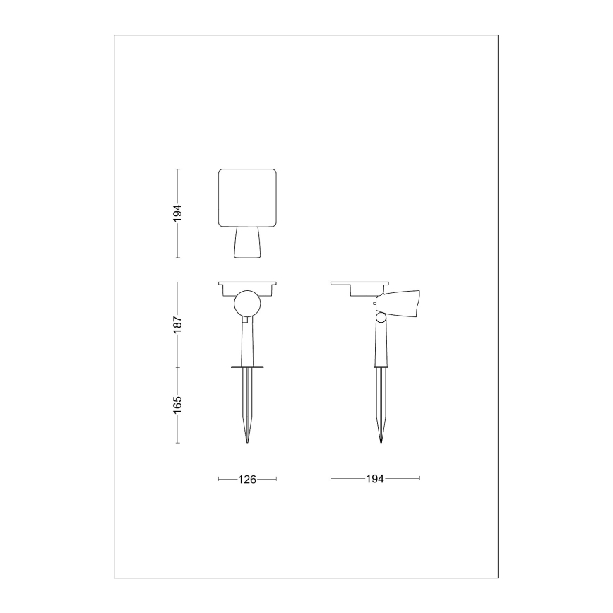 Philips - LED Saulės Akcentinis šviestuvas ASHLYN LED/1,4W/3,7V 2600 mAh 2700K IP44