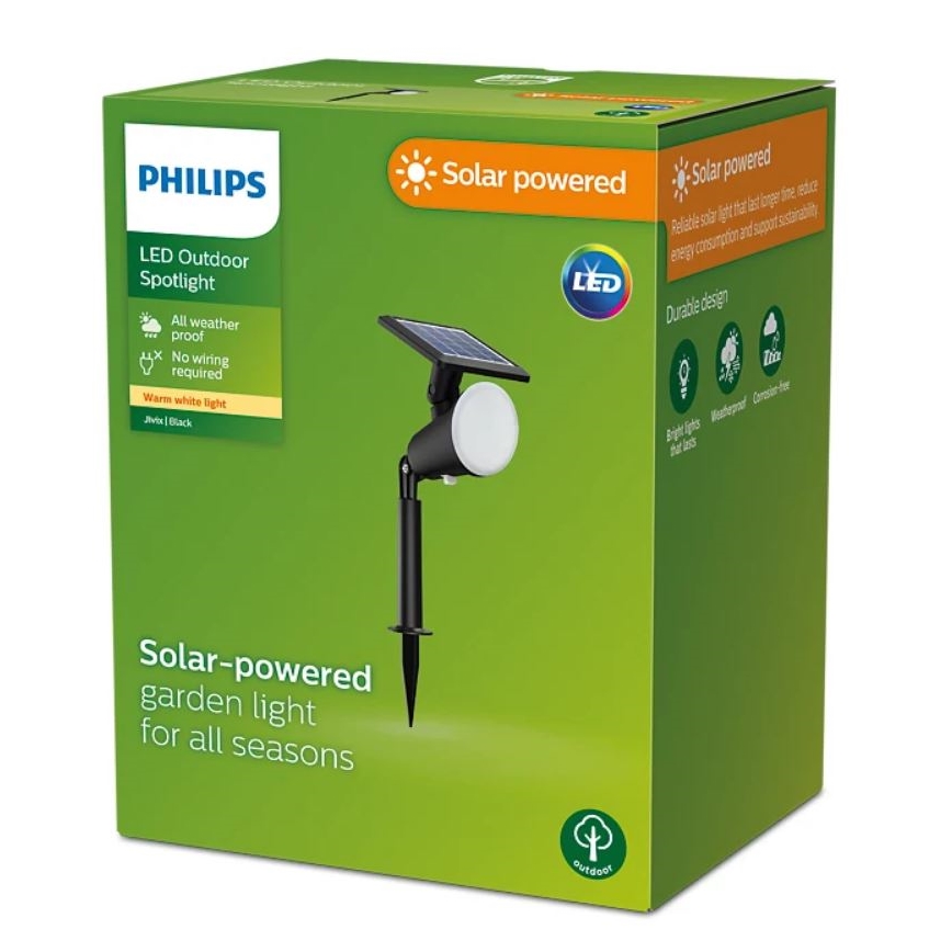 Philips - LED Saulės Akcentinis šviestuvas JIVIX LED/1,4W/3,7V 1800 mAh IP44