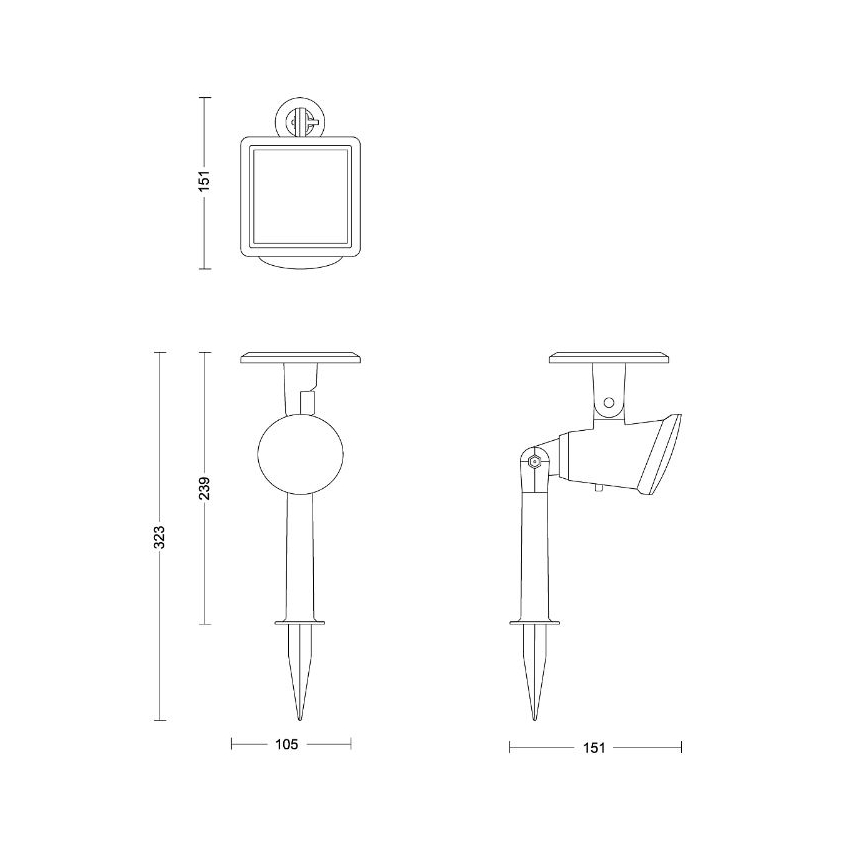 Philips - LED Saulės Akcentinis šviestuvas JIVIX LED/1,4W/3,7V 1800 mAh IP44
