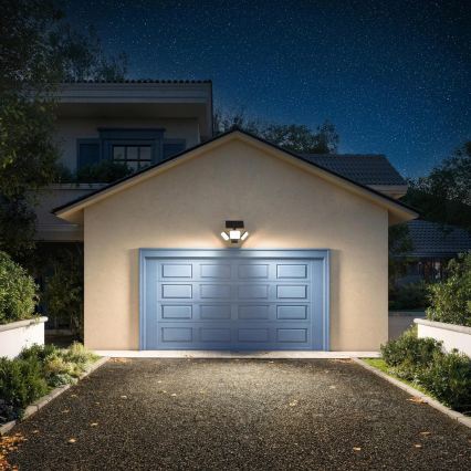 Philips - LED saulės sieninis šviestuvas su jutikliu ZYREN LED/24,5W/3,7V 2600 mAh 3000K IP65