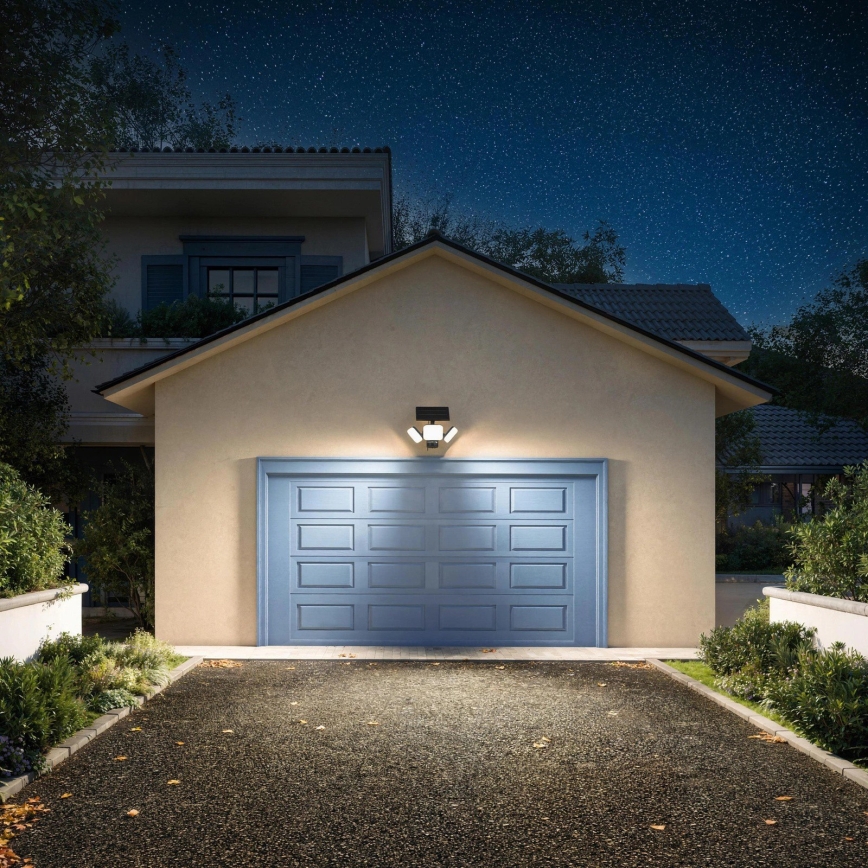 Philips - LED saulės sieninis šviestuvas su jutikliu ZYREN LED/24,5W/3,7V 2600 mAh 3000K IP65