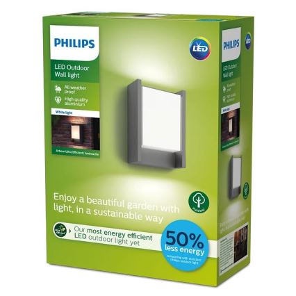 Philips - LED Sieninis lauko šviestuvas LED/3,8W/230V IP44