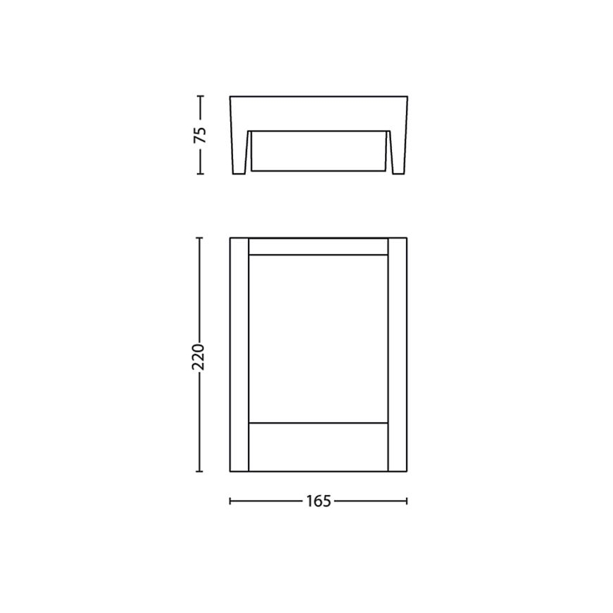 Philips - LED sieninis lauko šviestuvas LED/3,8W/230V 3000K IP44