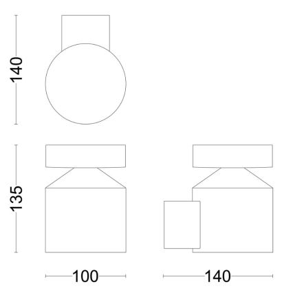 Philips - LED sieninis lauko šviestuvas LAVEN LED/6W/230V 2700K IP44