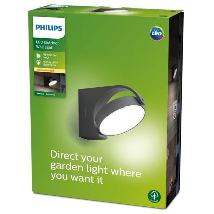 Philips - LED Sieninis lauko šviestuvas LED/7W/230V 2700K IP44