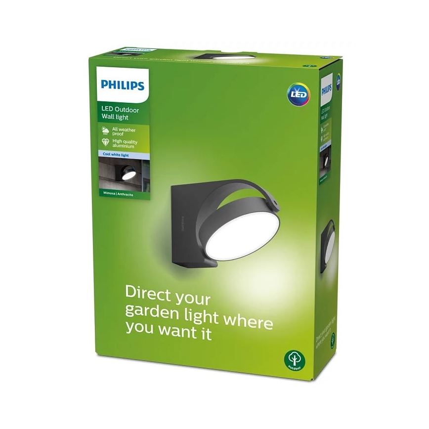Philips - LED Sieninis lauko šviestuvas LED/7W/230V 4000K IP44