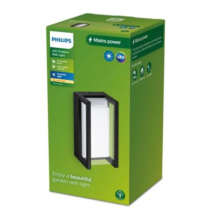 Philips - LED sieninis lauko šviestuvas PYRONA LED/12W/230V IP44