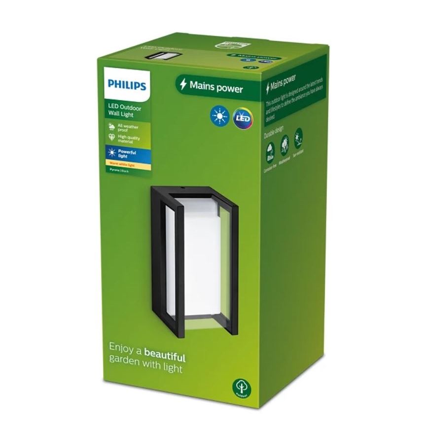 Philips - LED sieninis lauko šviestuvas PYRONA LED/12W/230V IP44