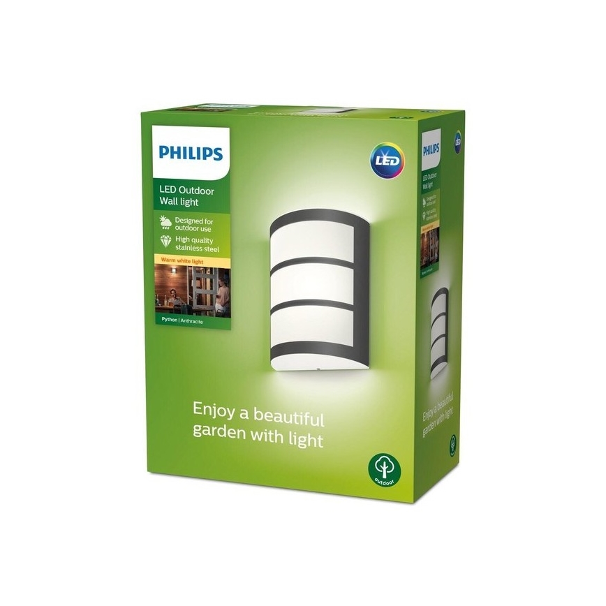 Philips - LED Sieninis lauko šviestuvas LED/6W/230V 2700K IP44
