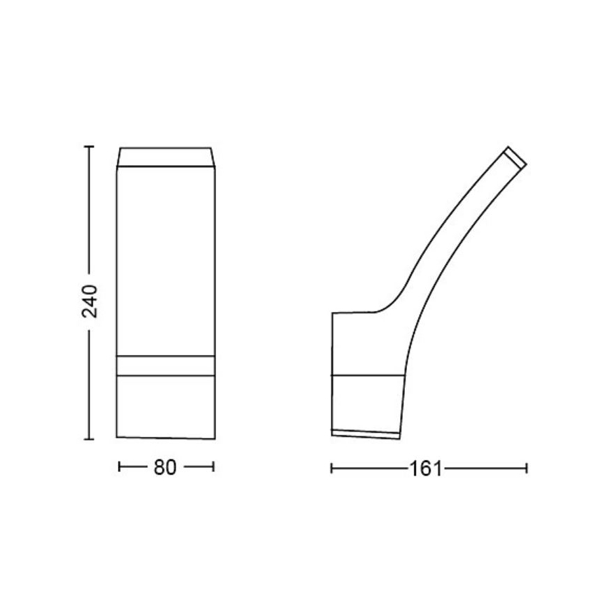 Philips - LED sieninis lauko šviestuvas SPLAY LED/3,8W/230V IP44