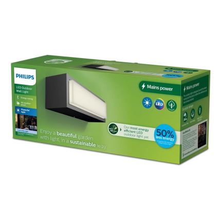 Philips - LED sieninis lauko šviestuvas STRATOSPHERE LED/3,8W/230V 4000K IP44