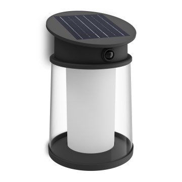 Philips - LED Sieninis saulės šviestuvas su judesio ir prieblandos jutikliu JUDA LED/3,2W/3,7V 2600 mAh 2700K IP44
