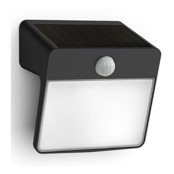 Philips - LED Sieninis saulės šviestuvas su judesio ir prieblandos jutikliu YARIXA LED/2,2W/3,7V 600 mAh IP44