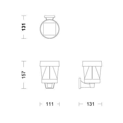 Philips - LED sieninis šviestuvas, įkraunamas saulės energija AVERY LED/1,8W/3,7V 2600 mAh 2700K IP44