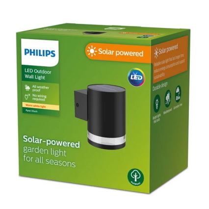 Philips - LED sieninis šviestuvas, įkraunamas saulės energija FYCE LED/1,5W/3,7V 1200 mAh IP44