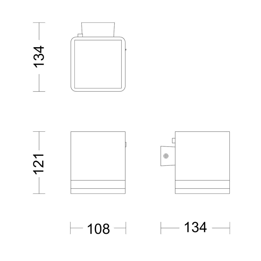 Philips - LED sieninis šviestuvas, įkraunamas saulės energija VIRONA LED/1,8W/3,7V 2600 mAh 2700K IP44