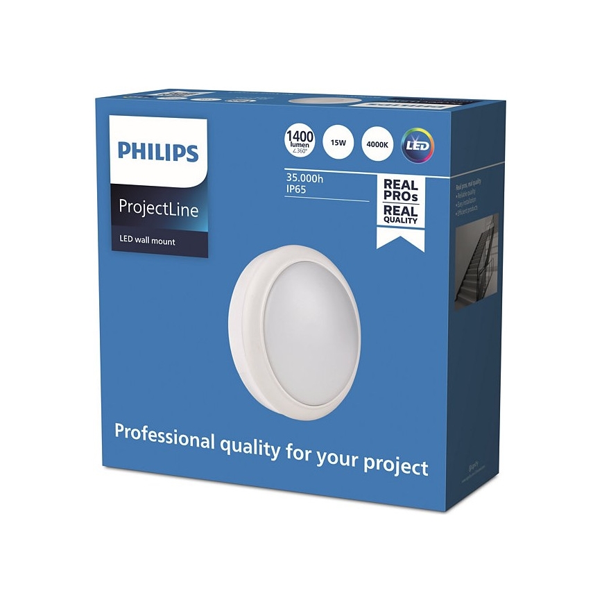 Philips – LED Sieninis šviestuvas PROJECTLINE LED/15W/230V IP65