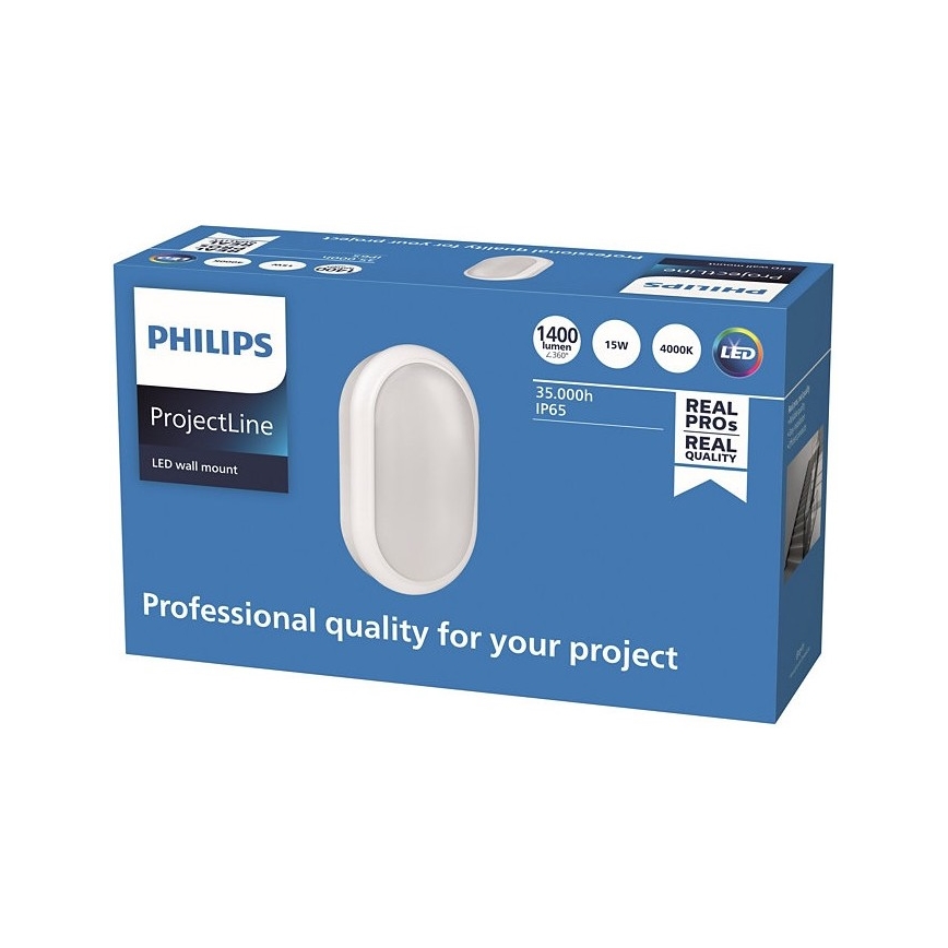 Philips – LED Sieninis šviestuvas PROJECTLINE LED/15W/230V IP65