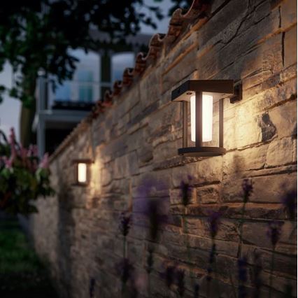 Philips - LED sieninis šviestuvas su jutikliu, įkraunamas saulės energija CAMILL LED/1,4W/3,7V 2000 mAh IP44