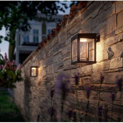 Philips - LED sieninis šviestuvas su jutikliu, įkraunamas saulės energija CAMILL LED/1,4W/3,7V 2000 mAh IP44