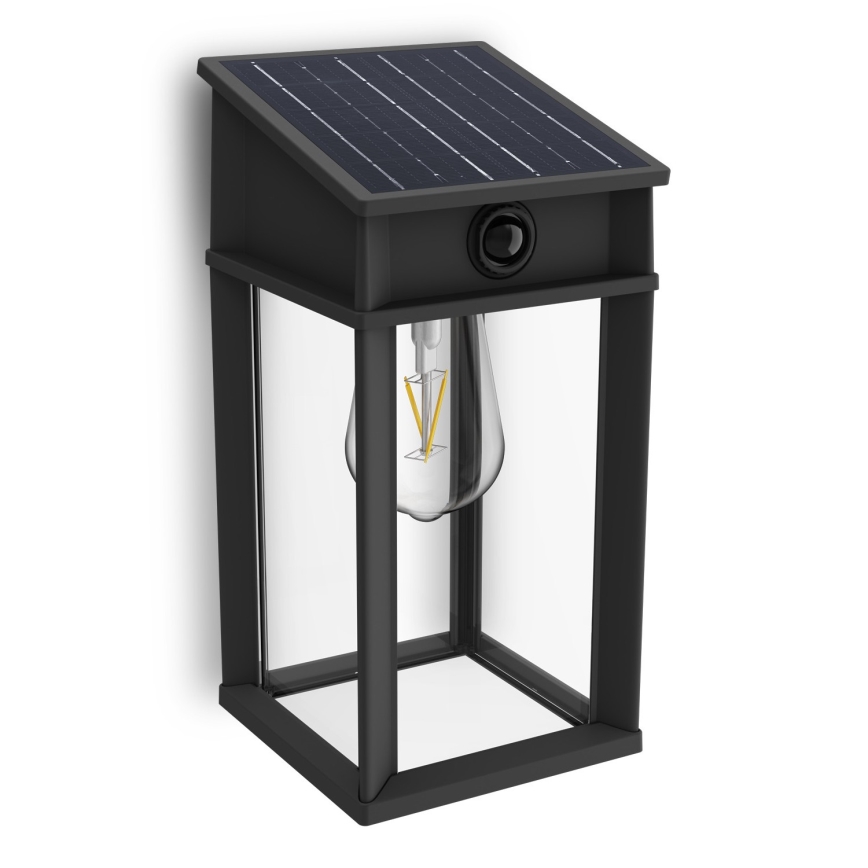 Philips - LED sieninis šviestuvas su jutikliu, įkraunamas saulės energija GERI LED/3,2W/3,7V 2600 mAh 4000K IP44