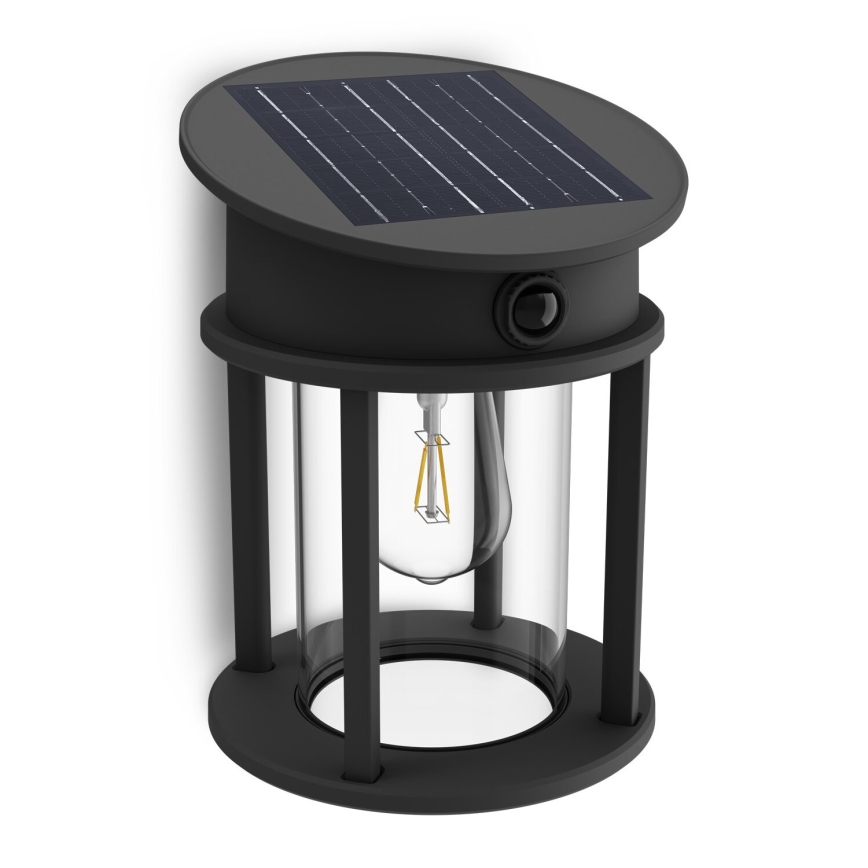 Philips - LED sieninis šviestuvas su jutikliu, įkraunamas saulės energija GERI LED/3,2W/3,7V 2600 mAh 4000K IP44