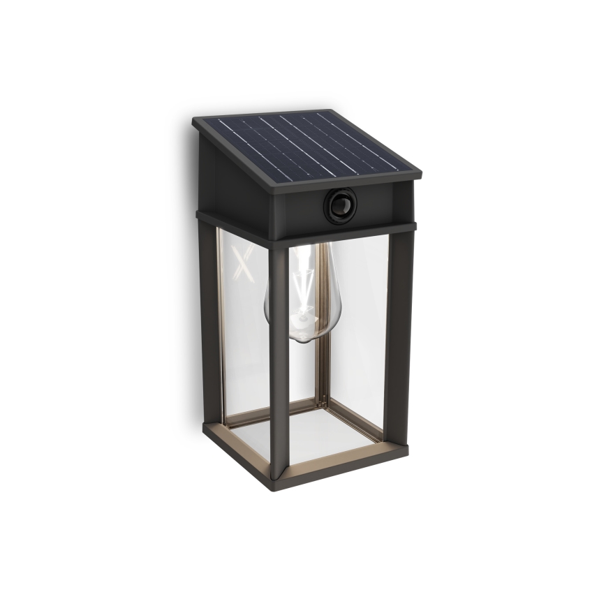 Philips - LED sieninis šviestuvas su jutikliu, įkraunamas saulės energija GERI LED/3,2W/3,7V 2600 mAh 4000K IP44