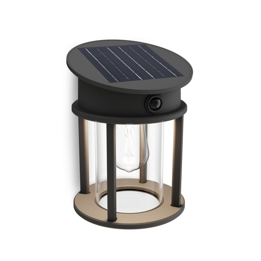 Philips - LED sieninis šviestuvas su jutikliu, įkraunamas saulės energija GERI LED/3,2W/3,7V 2600 mAh 4000K IP44