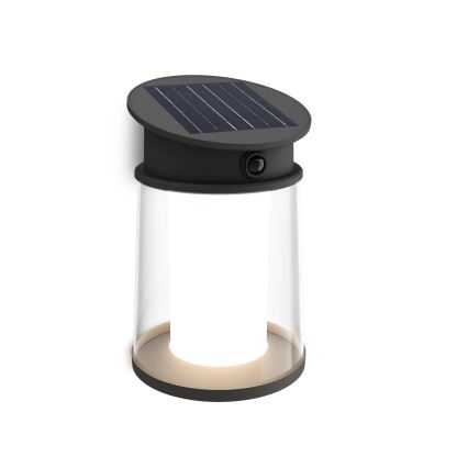 Philips - LED sieninis šviestuvas su jutikliu, įkraunamas saulės energija JUDA LED/3,2W/3,7V 2600 mAh 4000K IP44