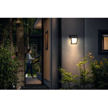 Philips - LED sieninis šviestuvas su jutikliu, įkraunamas saulės energija NISSA LED/1,8W/3,7V 2600 mAh 3000K IP44