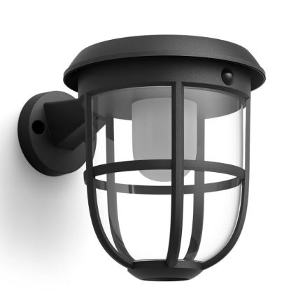 Philips - LED sieninis šviestuvas su jutikliu, įkraunamas saulės energija RADII LED/1,3W/3,7V 2000 mAh 3000K IP44