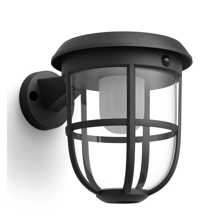 Philips - LED sieninis šviestuvas su jutikliu, įkraunamas saulės energija RADII LED/1,3W/3,7V 2000 mAh 3000K IP44