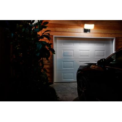 Philips - LED sieninis šviestuvas su jutikliu, įkraunamas saulės energija TYLUS LED/6W/3,7V 2600 mAh 3000K IP44