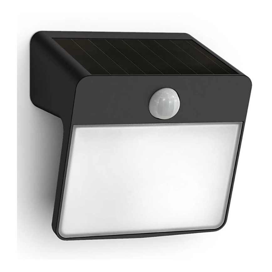 Philips - LED sieninis šviestuvas su jutikliu, įkraunamas saulės energija YARIXA LED/2,2W/3,7V 600 mAh IP44