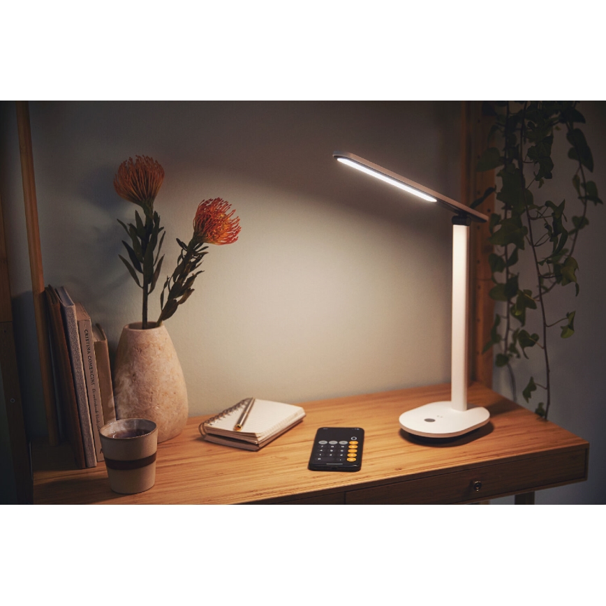 Philips - LED reguliuojama jutiklinė stalinė lempa IVORY LED/5W/5V 3000 mAh 2700/3600/5000K CRI 90