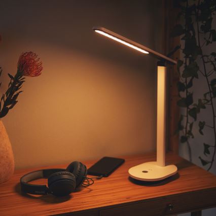 Philips - LED reguliuojama jutiklinė stalinė lempa IVORY LED/5W/5V 3000 mAh 2700/3600/5000K CRI 90