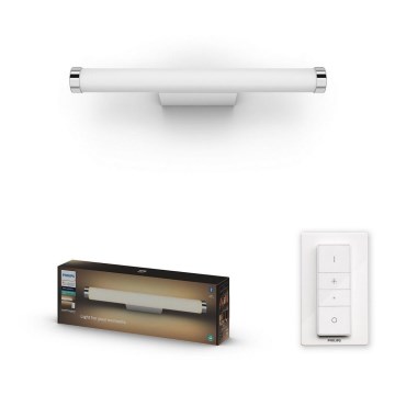 Philips - LED šviesos reguliavimas vonia apšvietimas Hue ADORE LED/13W/230V IP44 + nuotolinio valdymo pultas