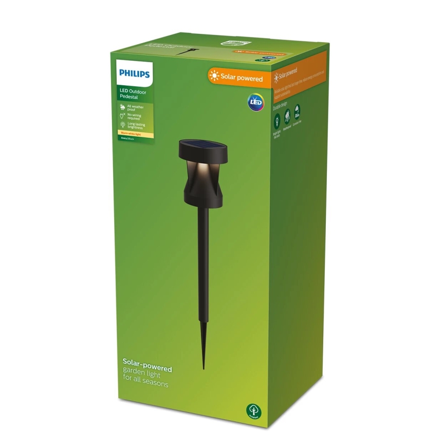Philips - LED šviestuvas, įkraunamas saulės energija AVERY LED/1,8W/3,7V 2600 mAh 2700K IP44