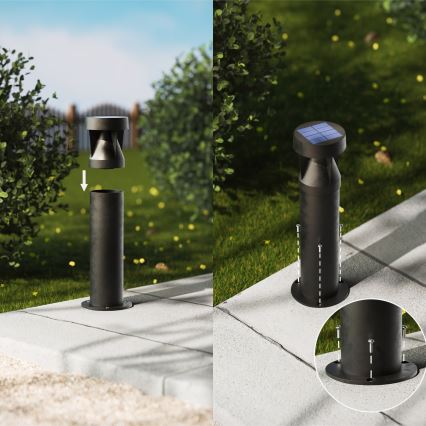 Philips - LED šviestuvas, įkraunamas saulės energija AVERY LED/1,8W/3,7V 2600 mAh 2700K IP44